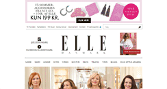 Desktop Screenshot of elle.dk