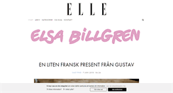 Desktop Screenshot of elsa.elle.se