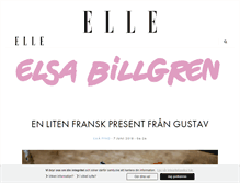 Tablet Screenshot of elsa.elle.se