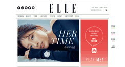 Desktop Screenshot of elle.co.kr