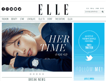 Tablet Screenshot of elle.co.kr